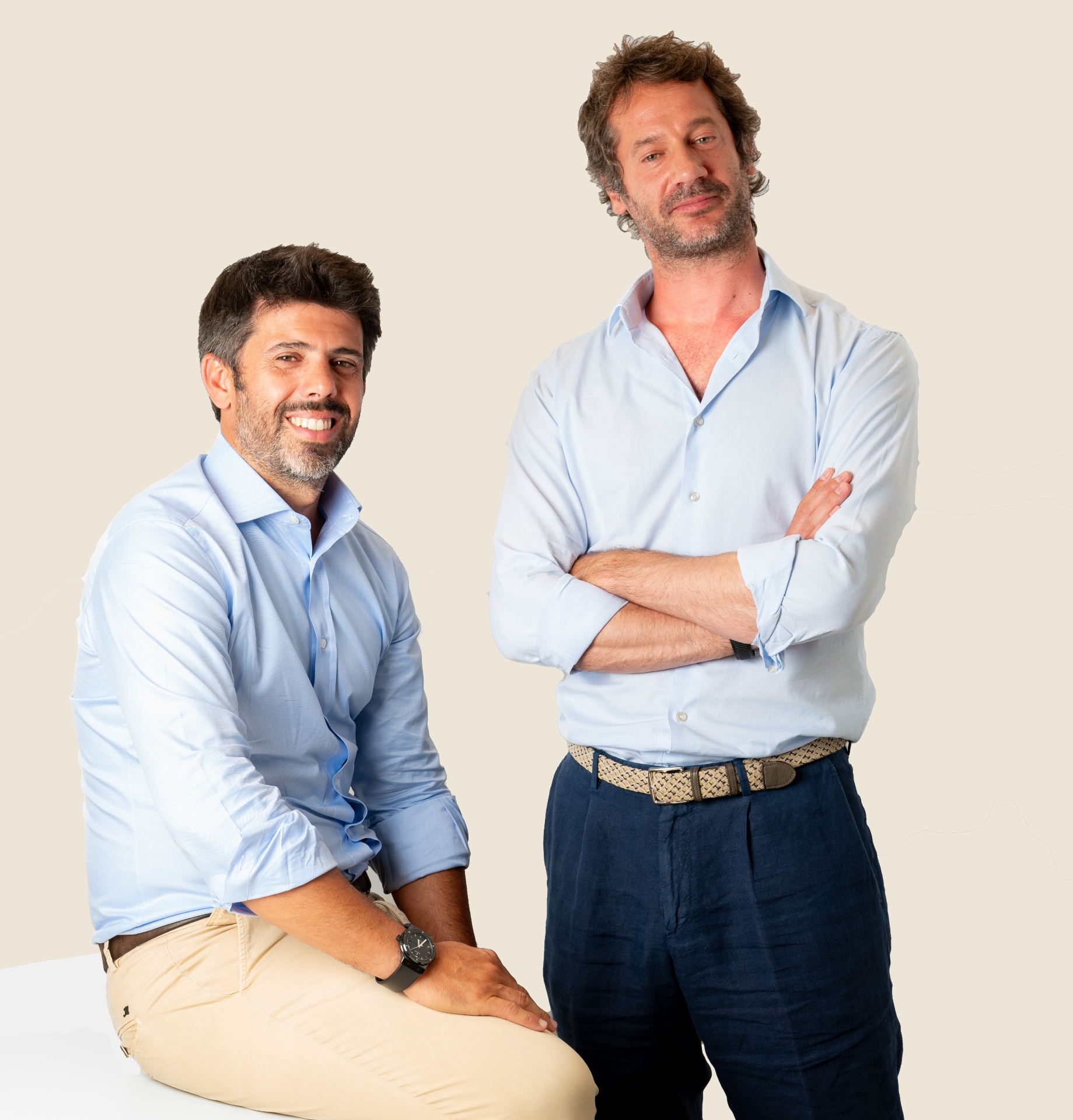 I due fondatori di Investimenti Industriali Italiani, Federico Grasso e Alberto Brivio